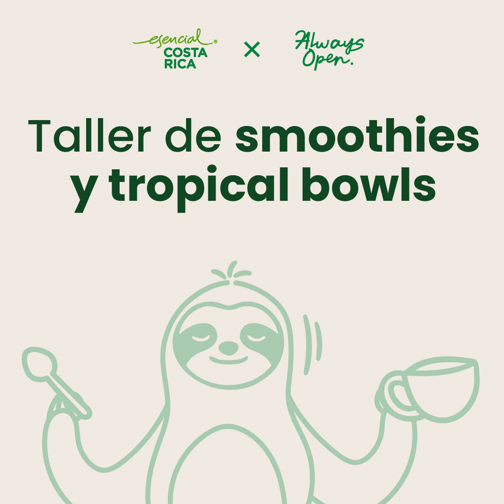 27 de Mayo - Taller de smoothies y bowls tropicales